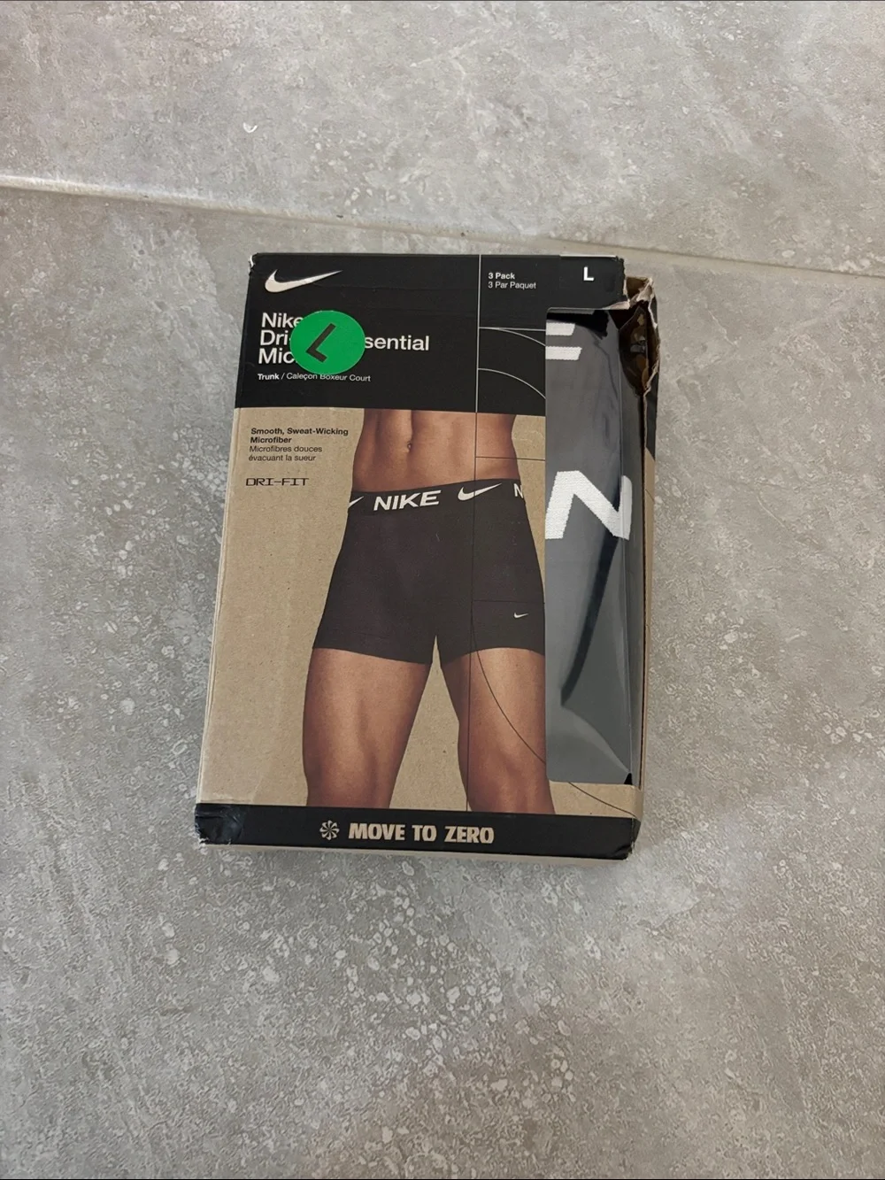 Nike Black Boxer Briefs 3-Pack with White Logo